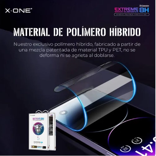 LAMINA MICA ANTIGOLPE COMPLETA X-ONE IPHONE - 4