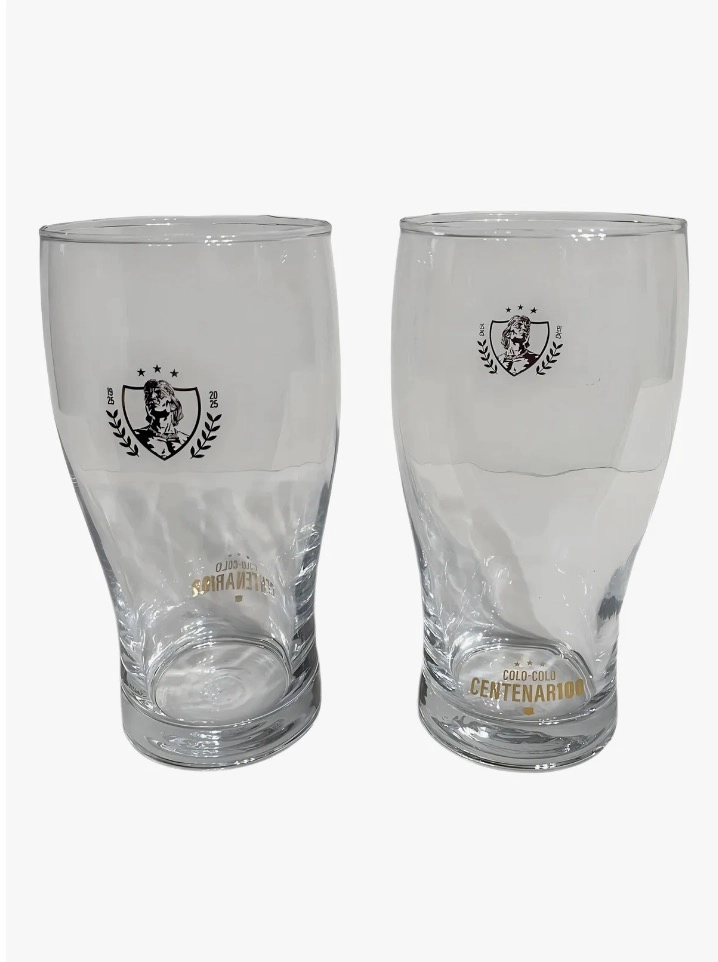 SET 2 VASOS SHOPEROS COLO COLO CENTENARIO - 2