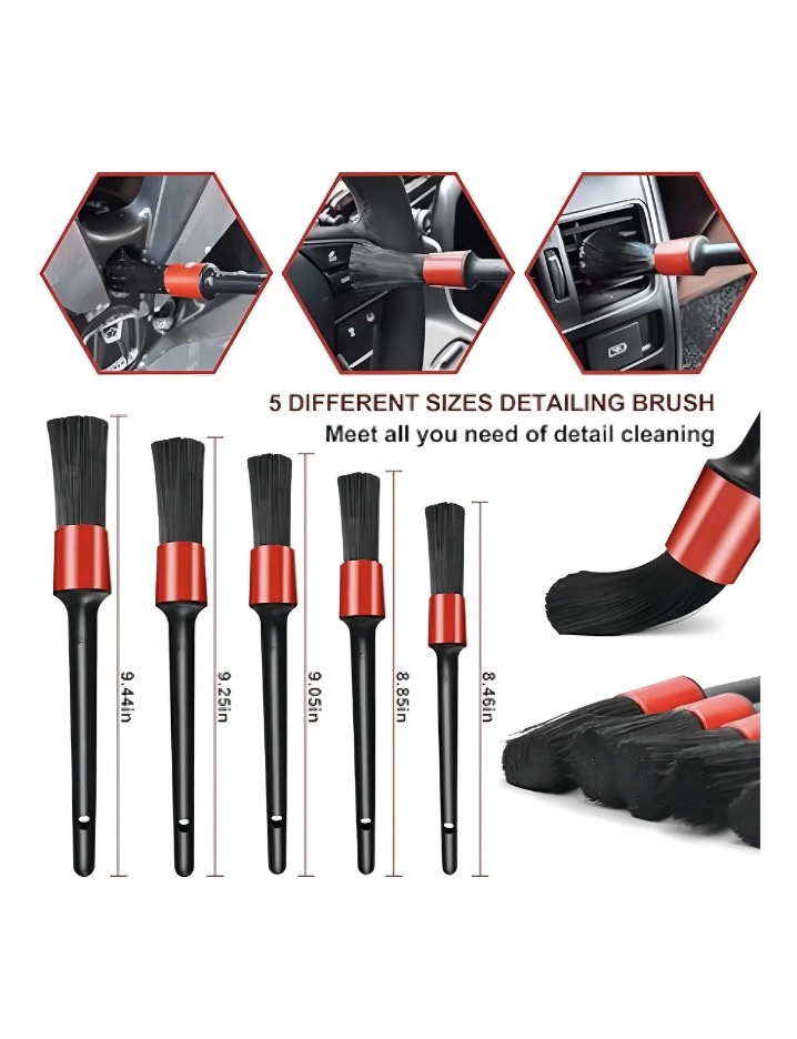 KIT 18 PIEZAS LIMPIEZA AUTO INT Y EXT - 2