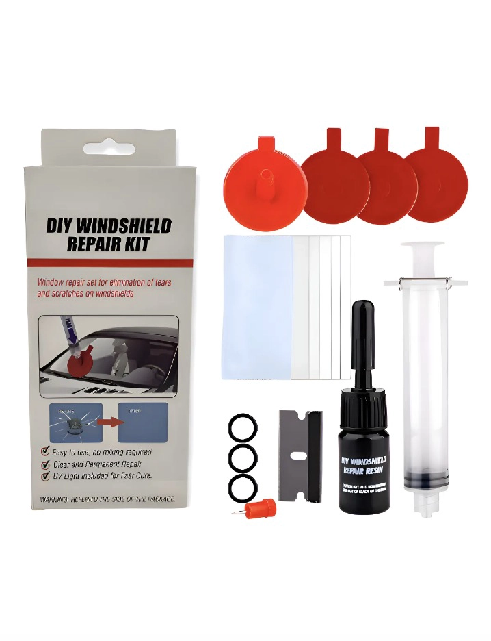KIT REPARACION PARABRISAS AUTO - 1