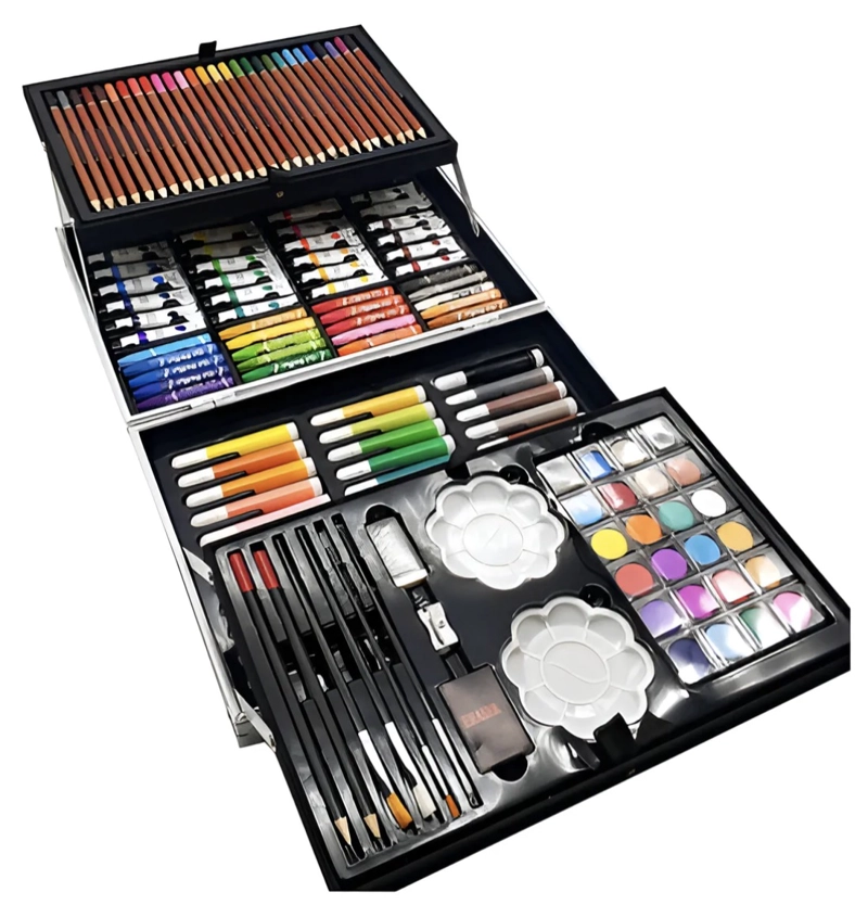 SET DE ARTE 145 PCS MALETA LAPICES - 3