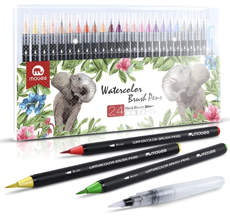 SET LAPICES ACUARELABLES 24 COLORES - 1