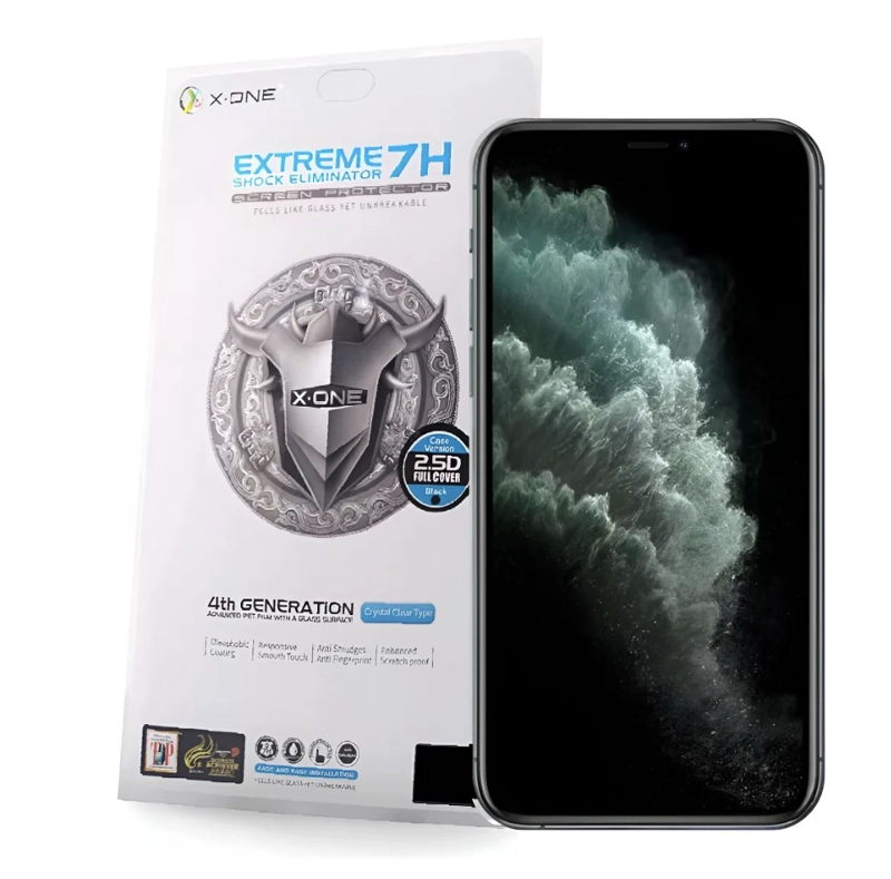 LAMINA MICA ANTIGOLPE COMPLETA X-ONE IPHONE 11 PRO - 1
