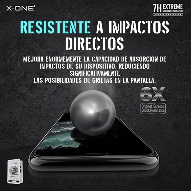LAMINA MICA ANTIGOLPE COMPLETA X-ONE IPHONE 11 PRO - 2