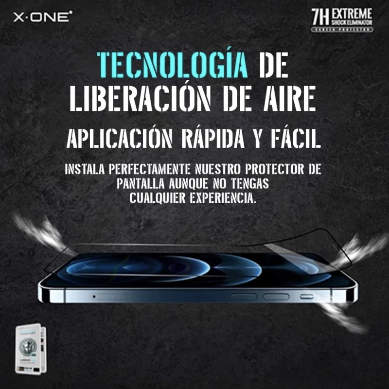 LAMINA MICA ANTIGOLPE COMPLETA X-ONE IPHONE 11 PRO - 3