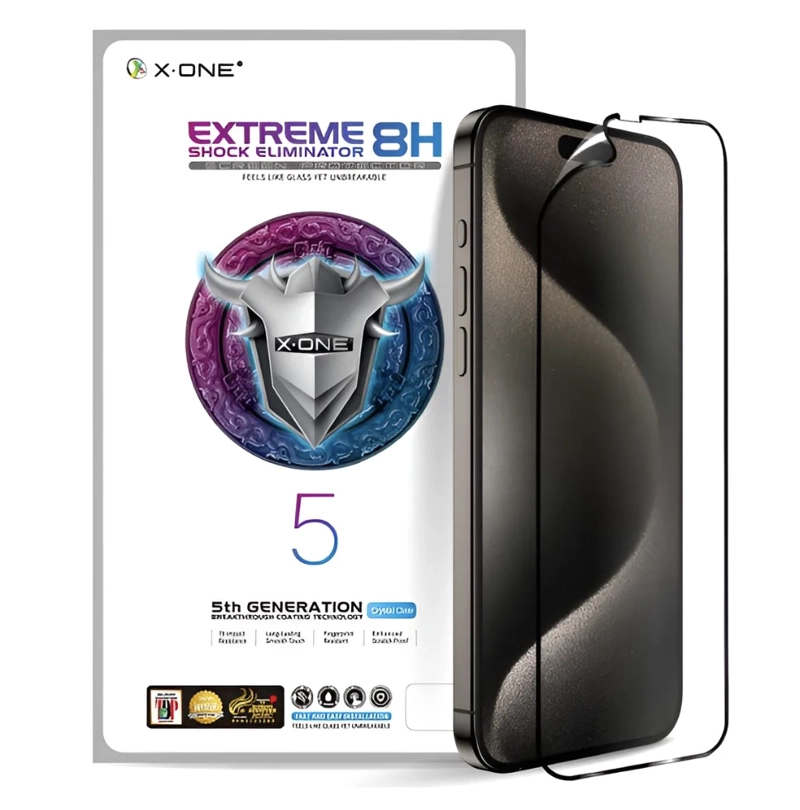 LAMINA MICA ANTIGOLPE COMPLETA X-ONE IPHONE 16 PLUS - 1