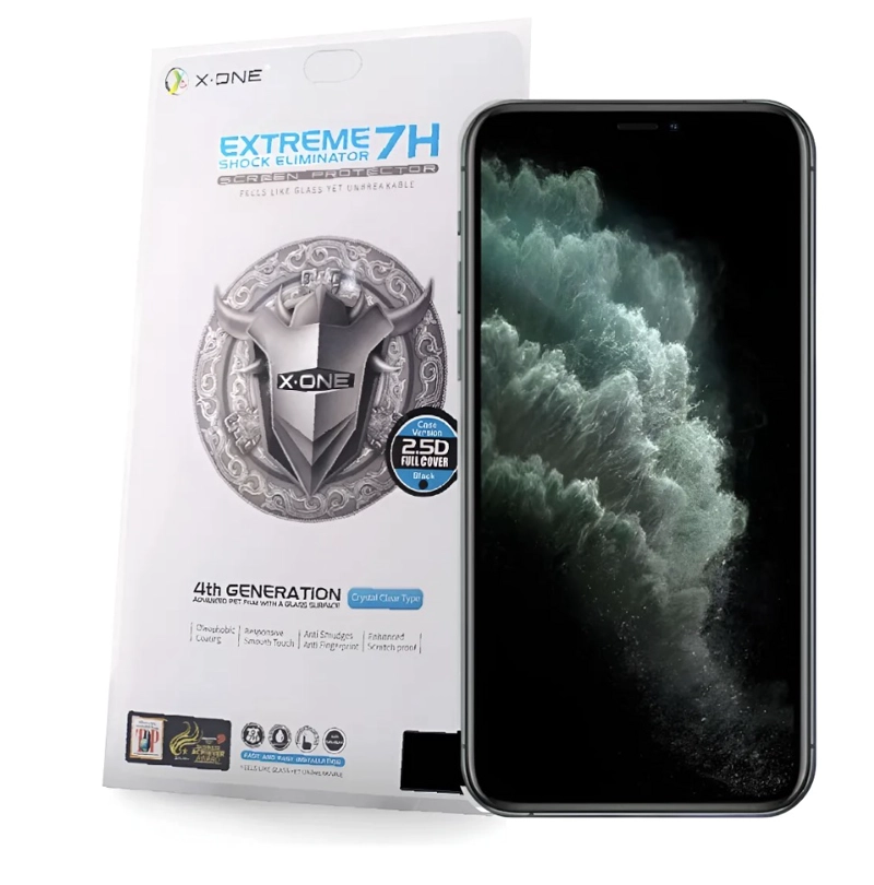 LAMINA MICA ANTIGOLPE COMPLETA X-ONE IPHONE XS - 1
