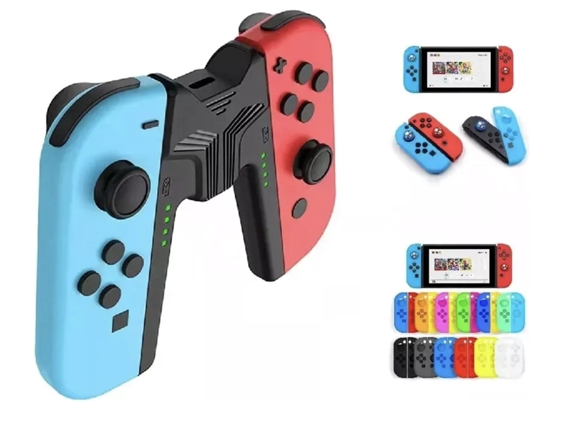 CARCASA Y CARGADOR PARA JOYCON NINTENDO SWITCH - 1