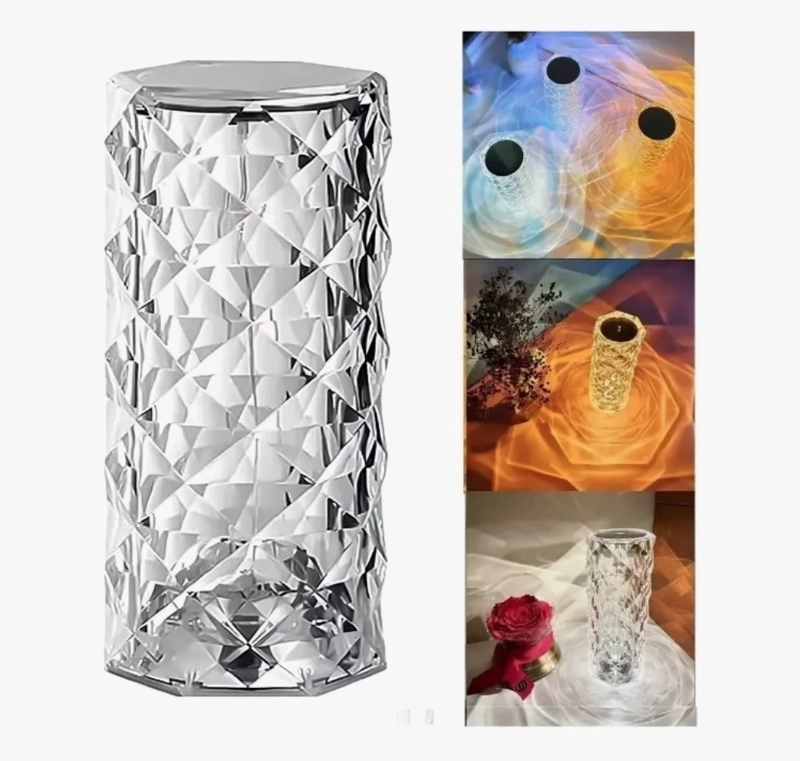 LAMPARA DE MESA CRISTAL TACTIL - 2