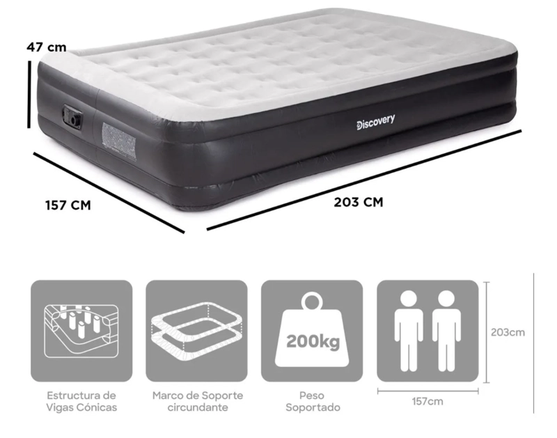 COLCHON CAMA INFLABLE ELE CTRICO - 2