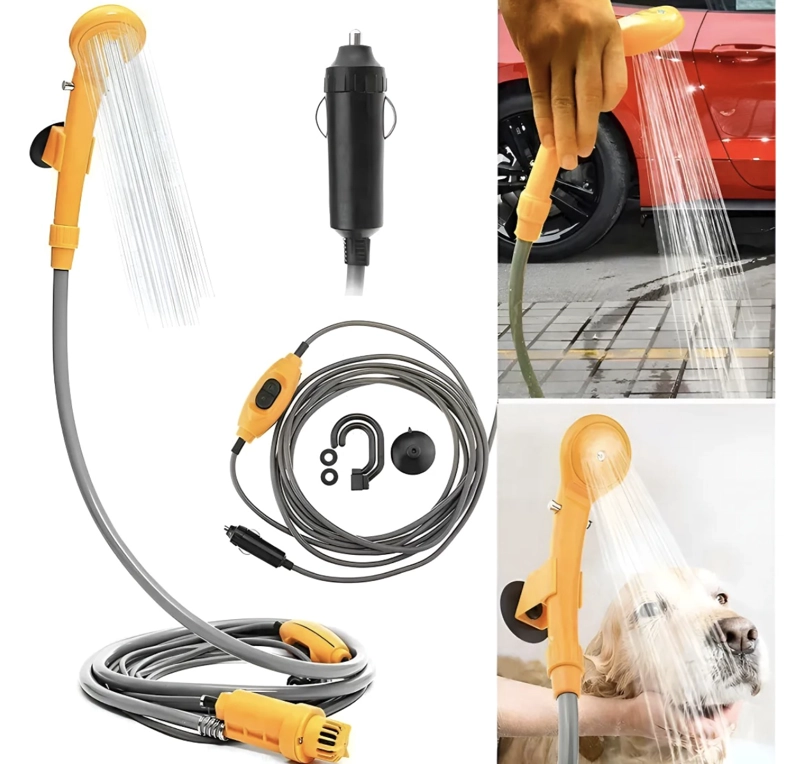 DUCHA PARA CAMPING PORTATIL CONEXION DE AUTO - 3
