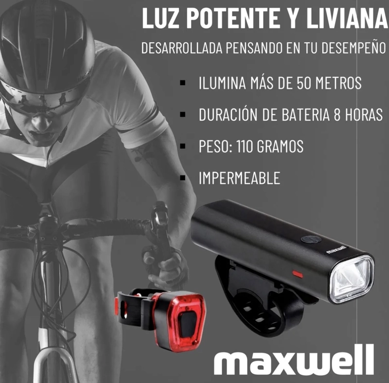 LUZ BICICLETA SET DELANTERA - 2