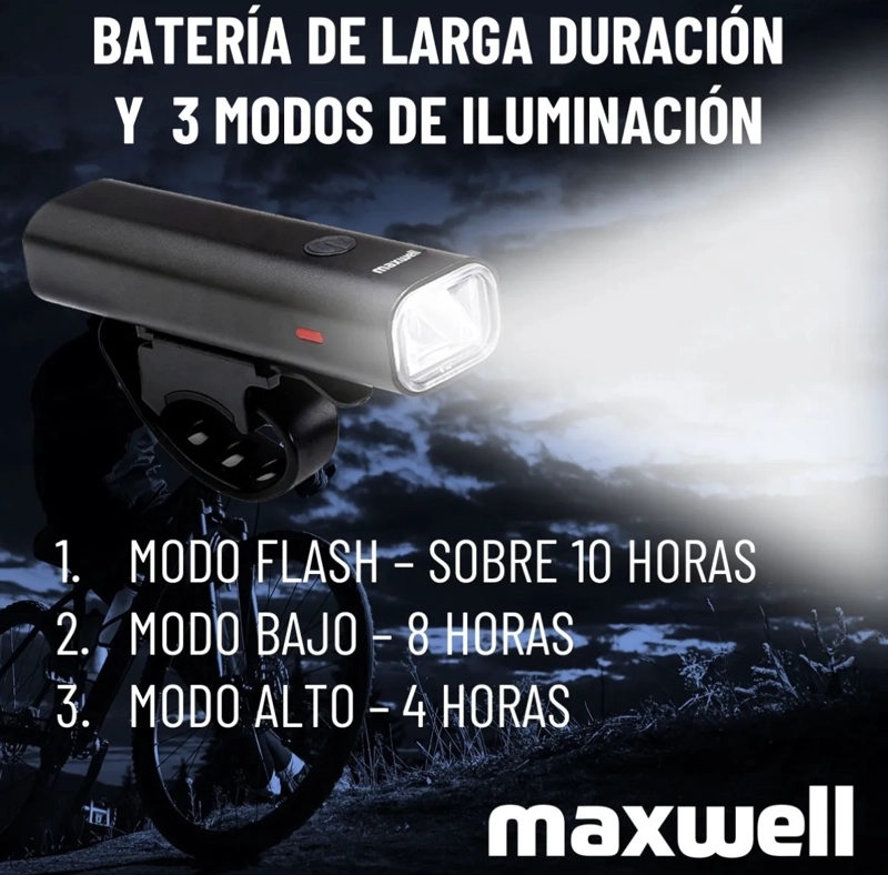 LUZ BICICLETA SET DELANTERA - 3