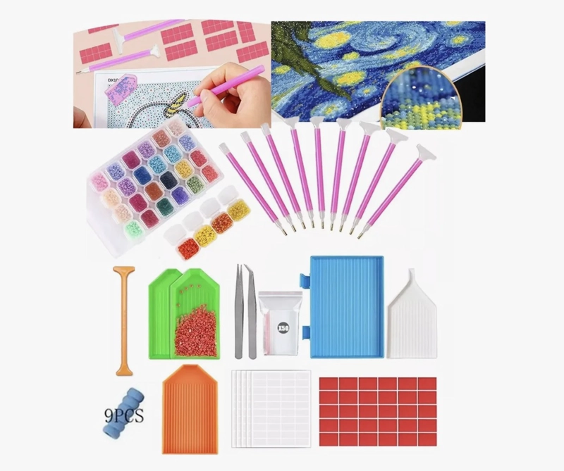 KIT 111 PCS 5D DE PINTURA DE DIAMANTE - 1