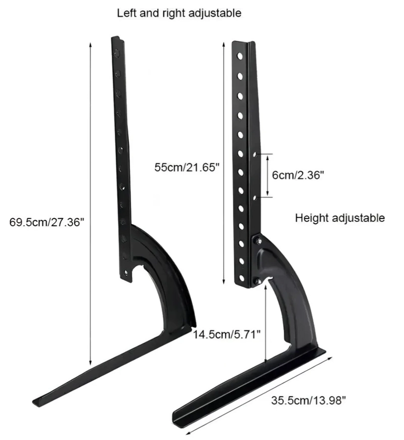 SOPORTE BASE TV SOBRE MESA UNIVERSAL DE 37 A 75 PULG. - 2