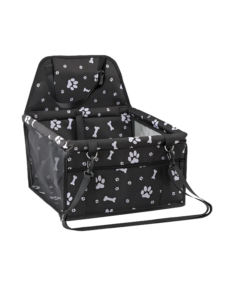 SILLA DE COCHE PARA MASCOTAS CON CINTURON DE SEGURIDAD - 1