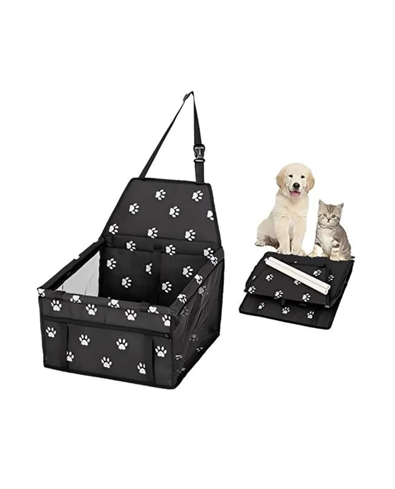 SILLA DE COCHE PARA MASCOTAS CON CINTURON DE SEGURIDAD - 2