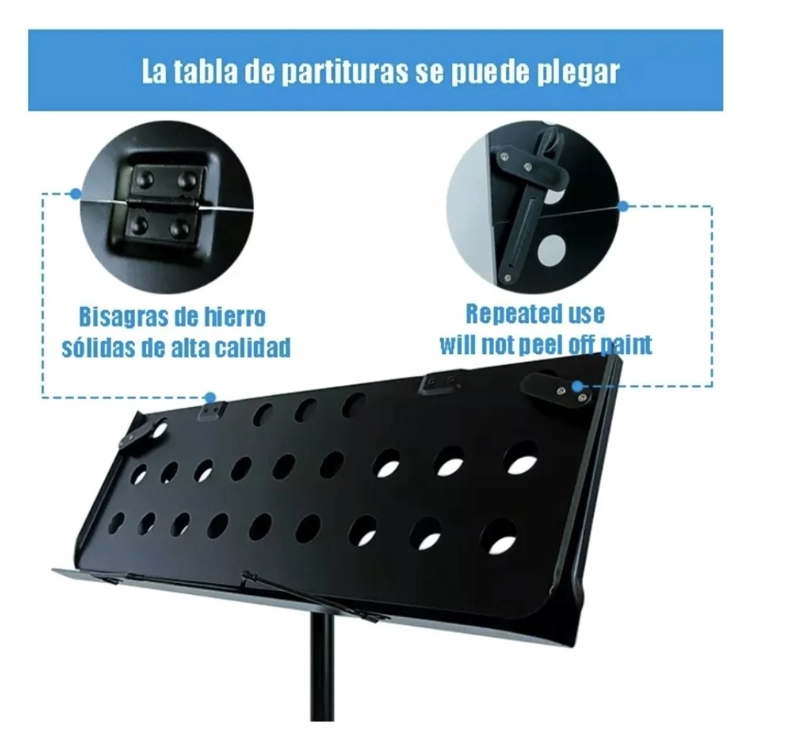 ENGROSADA ATRIL PARA PARTITURAS AJUSTABLE - 3