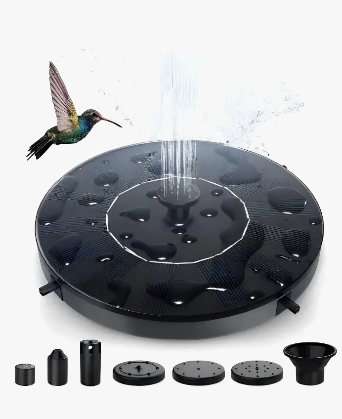 FUENTE AGUA SOLAR BOMBA RIEGO PISCINA - 1