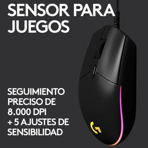 MOUSE GAMER LOGITECH - 3