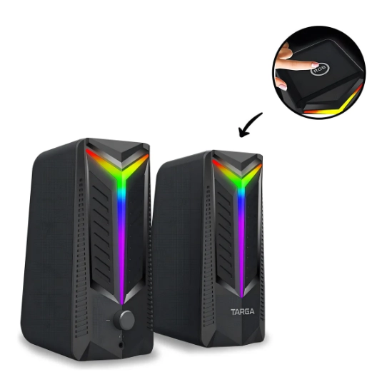 PAR DE PARLANTES GAMER PARA PC - 3