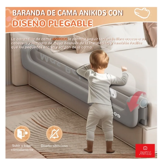 BARANDA CAMA SEGURIDAD BEBE - 3