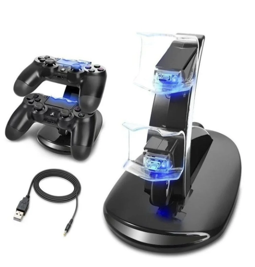 CARGADOR DOBLE BASE CONTROL PS4 - 1