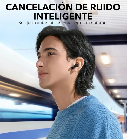 AURICULARES INALAMBRICOS COLOR NEGRO - 2
