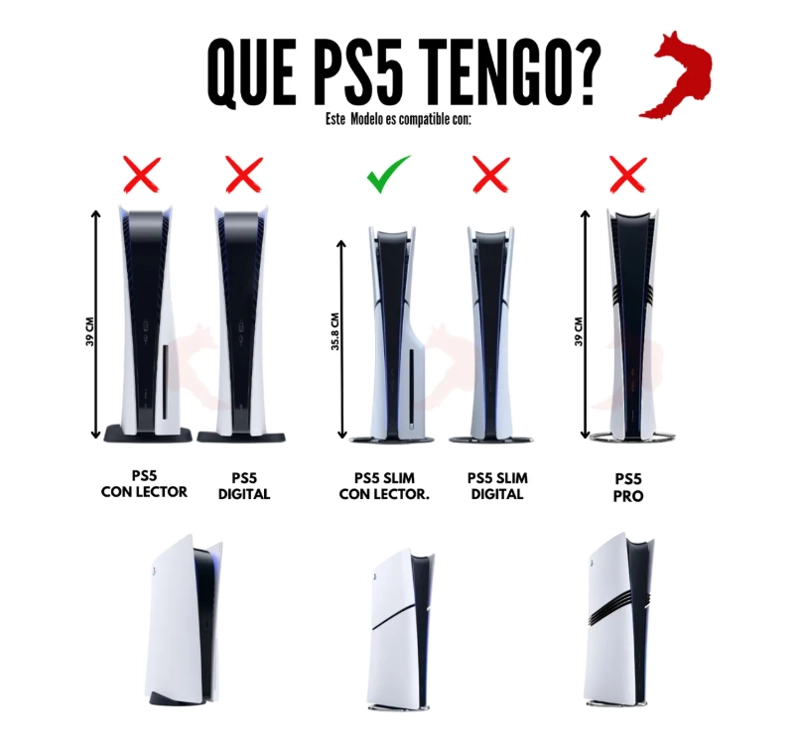 SOPORTE DE PARED PARA PS5 - 3