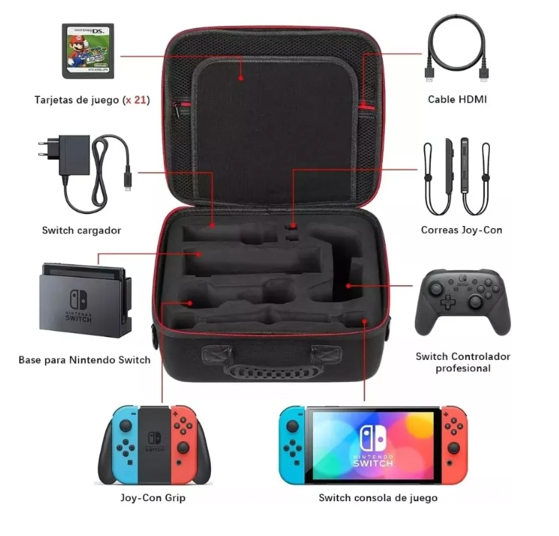 MALETA FUNDA PARA NINTENDO SWITCH - 2