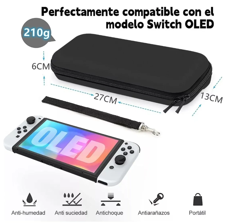 ESTUCHE PROTECTOR PARA NINTENDO SWITCH OLED - 2