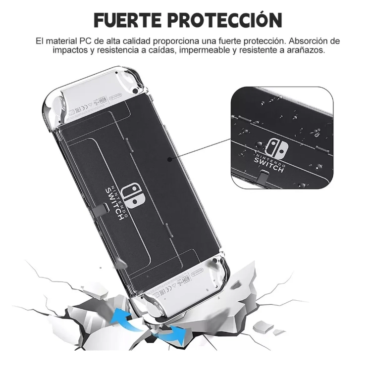 ESTUCHE PROTECTOR PARA NINTENDO SWITCH OLED - 3