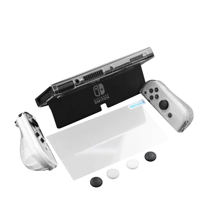 PACK PROTECCION CARCASA LAMINA NINTENDO SWITCH OLED - 2