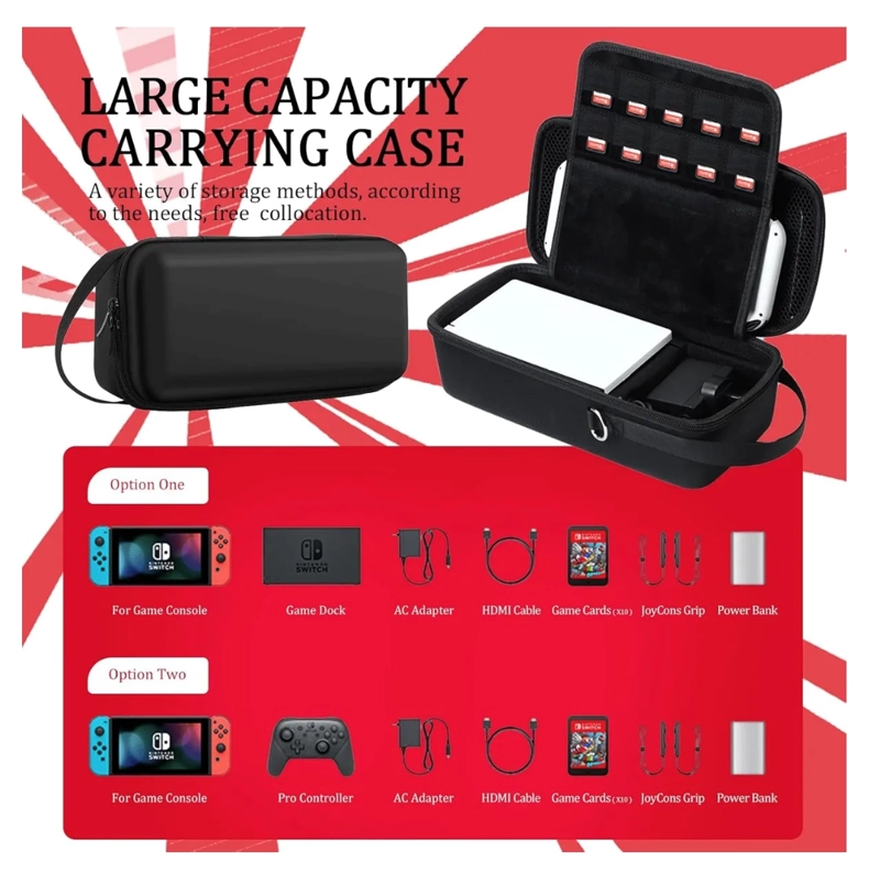 ESTUCHE FUNDA PARA NINTENDO SWITCH OLED - 5