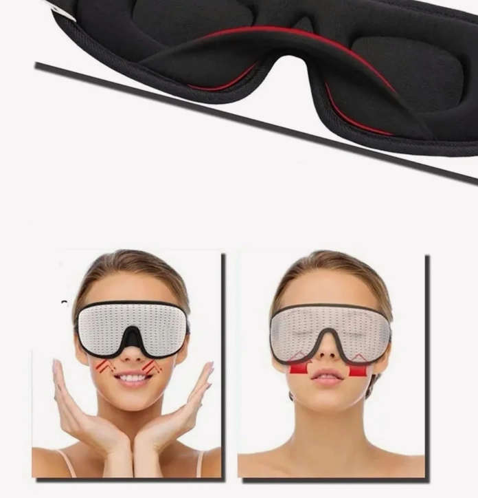ANTIFAZ 3D PARA DORMIR CUBRE OJOS RESPIRABLE - 2
