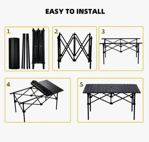 MESA PLEGABLE PARA CAMPING - 3