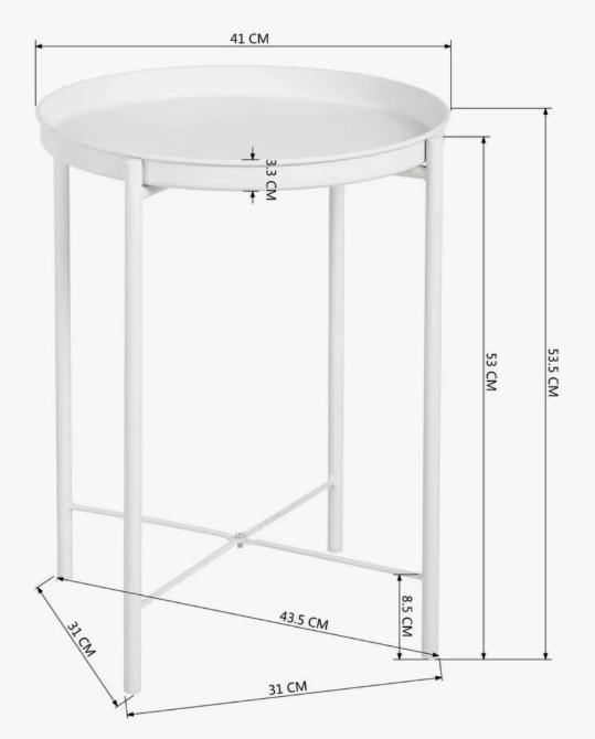 MESA LATERAL AUXILIAR - 2
