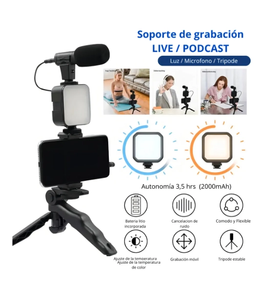 ESTABILIZADOR PARA CELULAR Y CAMARA - 2