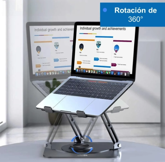 SOPORTE BASE ALUMINIO PARA NOTEBOOK - 2