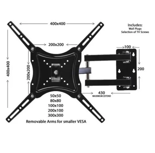 SOPORTE DE PARED PARA TV DE 14 A 50 - 2