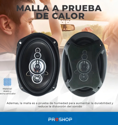 PARLANTES AUTO PC 800W - 3