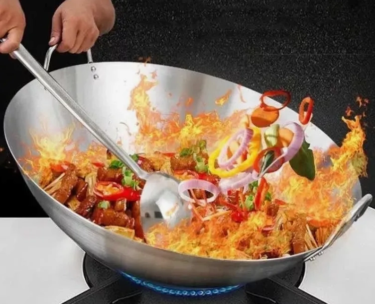 DISCO WOK 50CM ACERO INOXIDABLE - 2