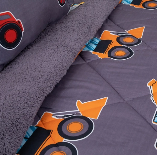 PLUMON ESTAMPADO INFANTIL TRACTORES - 3