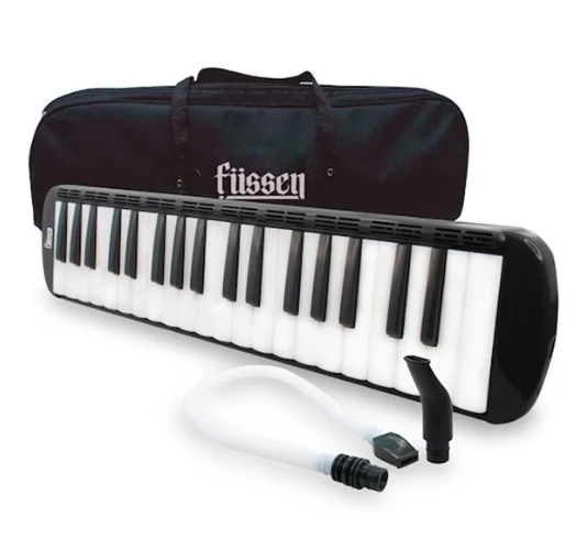 MELODICA 37 NOTAS FUSSEN CON ESTUCHE Y BOQUILLA BLACK - 1