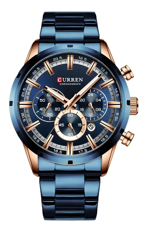 RELOJ HOMBRE CURREN ELEGANTE CUARZO - 2