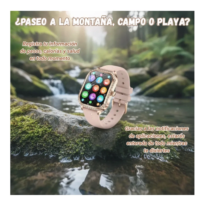 RELOJ INTELIGENTE MUJER ELEGANTE - 3