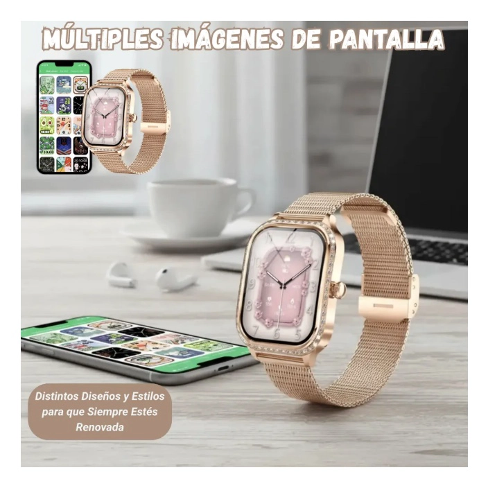 RELOJ INTELIGENTE MUJER ELEGANTE - 5