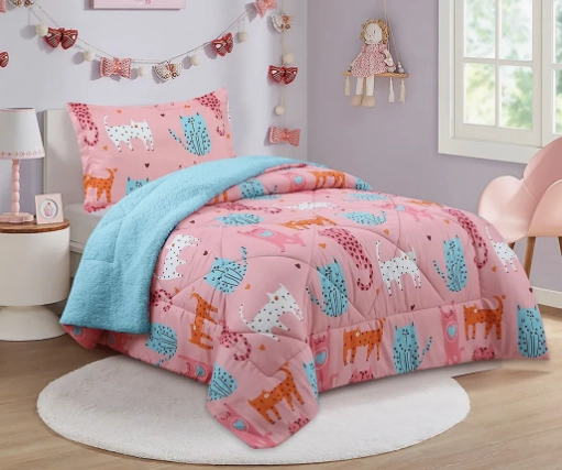 PLUMON ESTAMPADO INFANTIL GATOS - 1