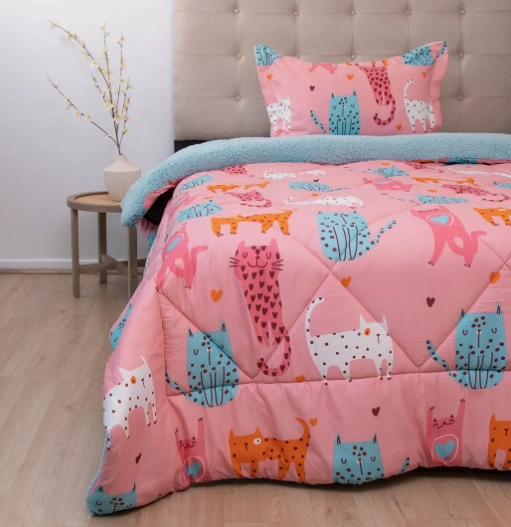 PLUMON ESTAMPADO INFANTIL GATOS - 3