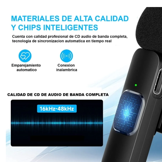 MICROFONO LAVALIER INALAMBRICO - 2
